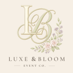 Logo of Luxe and Bloom Event Co